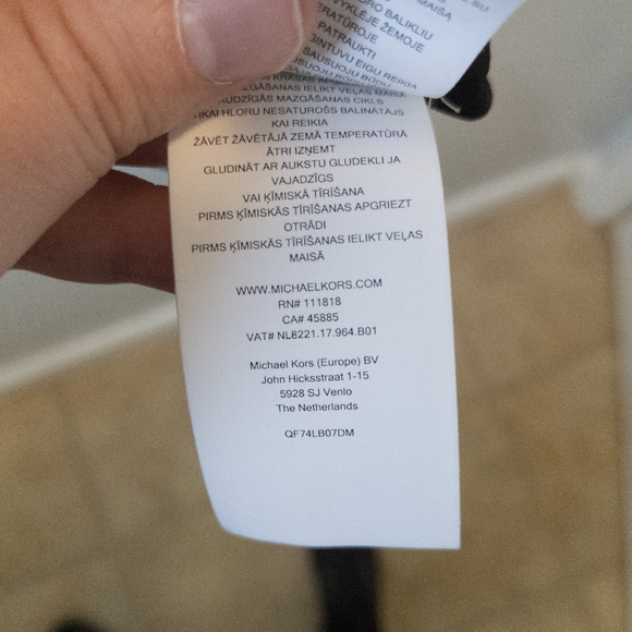 MICHAEL Michael Kors leopard print cold shoulder top S - Picture 7 of 8